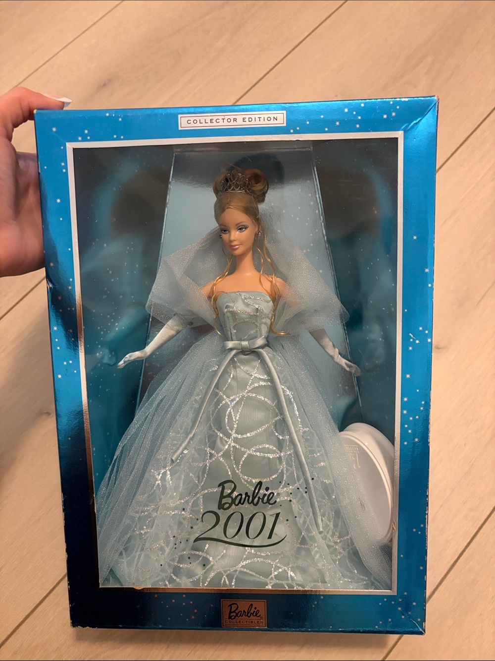 Barbie Collector Edition 2001 Pale Blue Ball Gown Doll